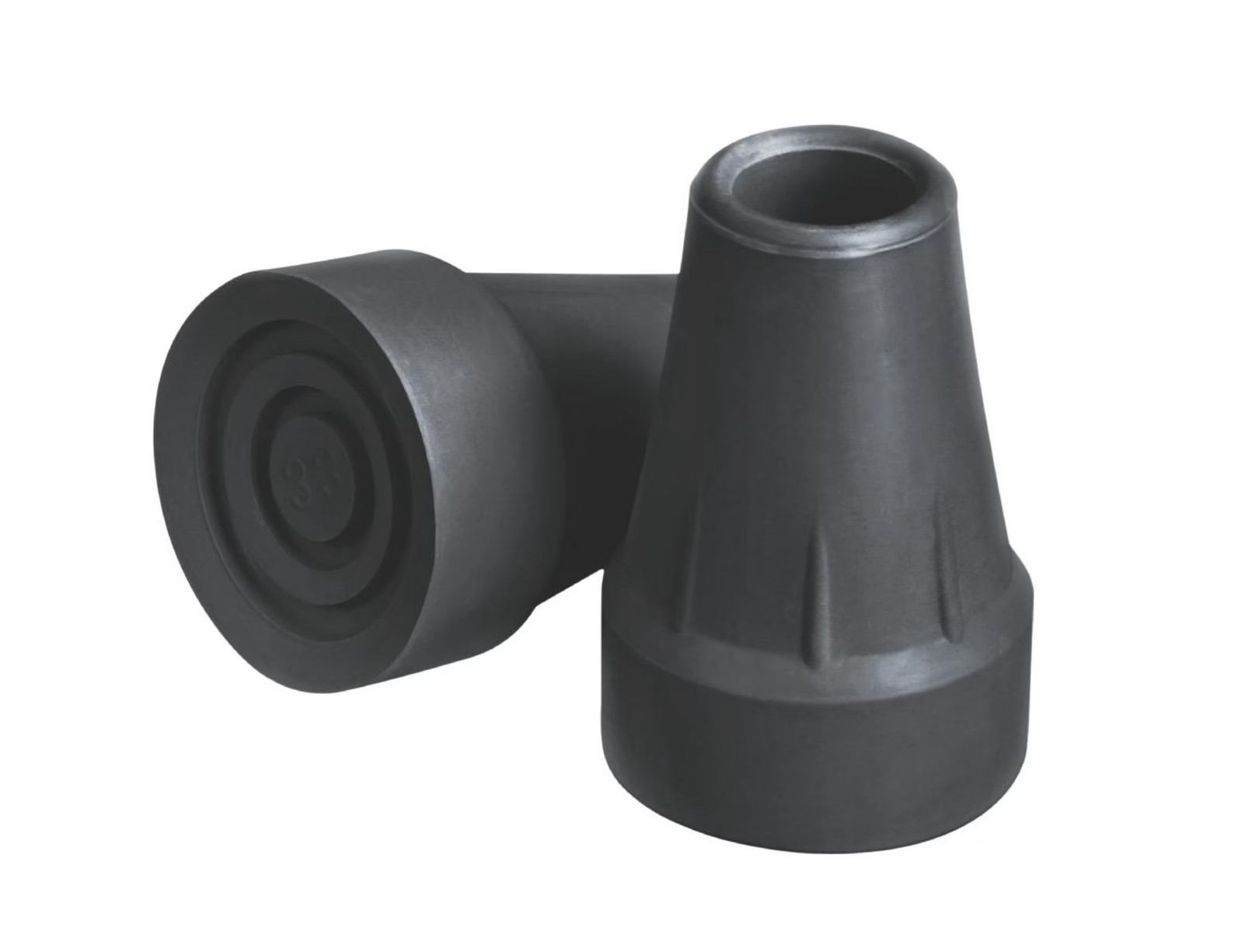 Medline G00841 Guardian Super Crutch Tip, Black, 7/8 Inch (1-Pair)