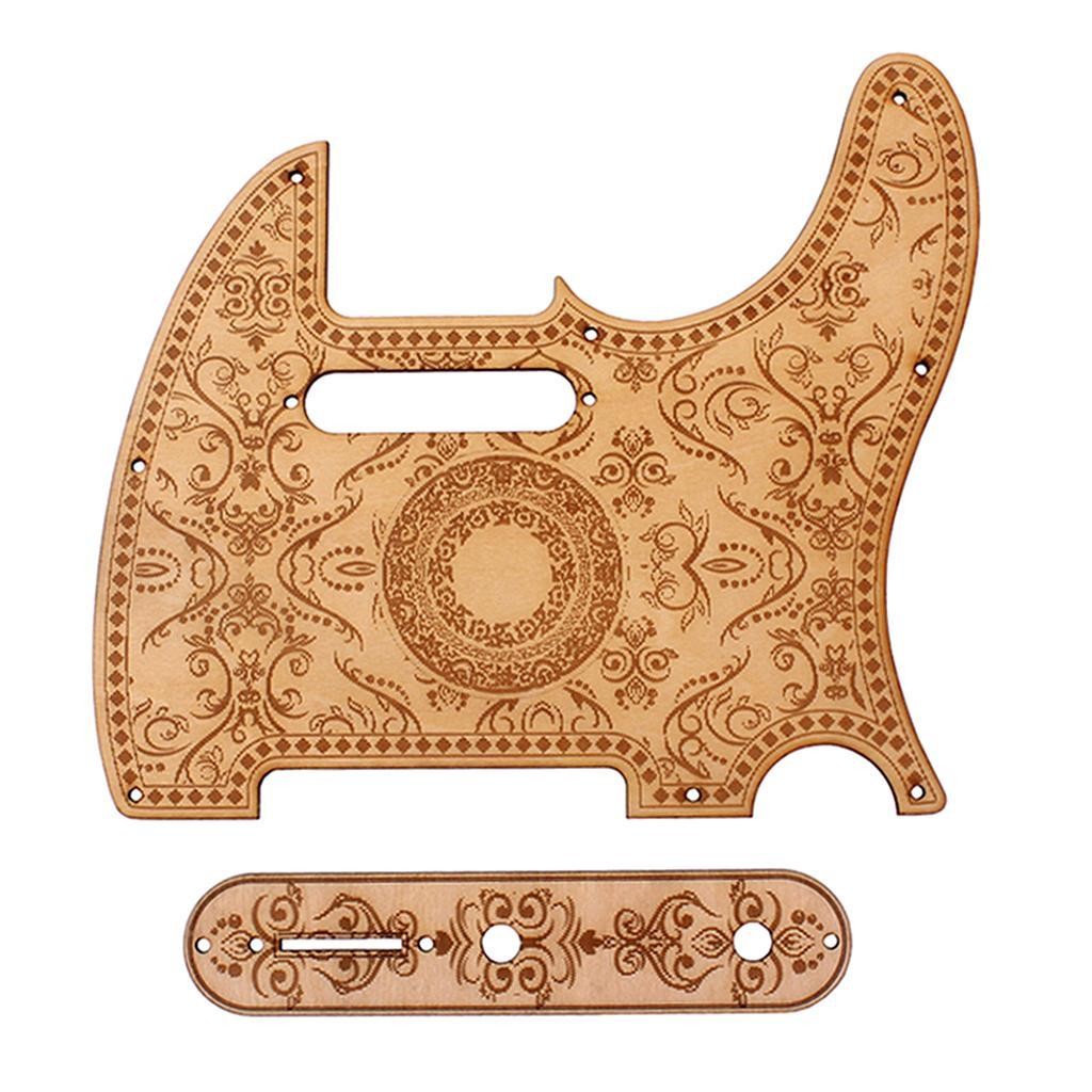 Maple Pickguard Scratch Plate for TEL Electric Guitar