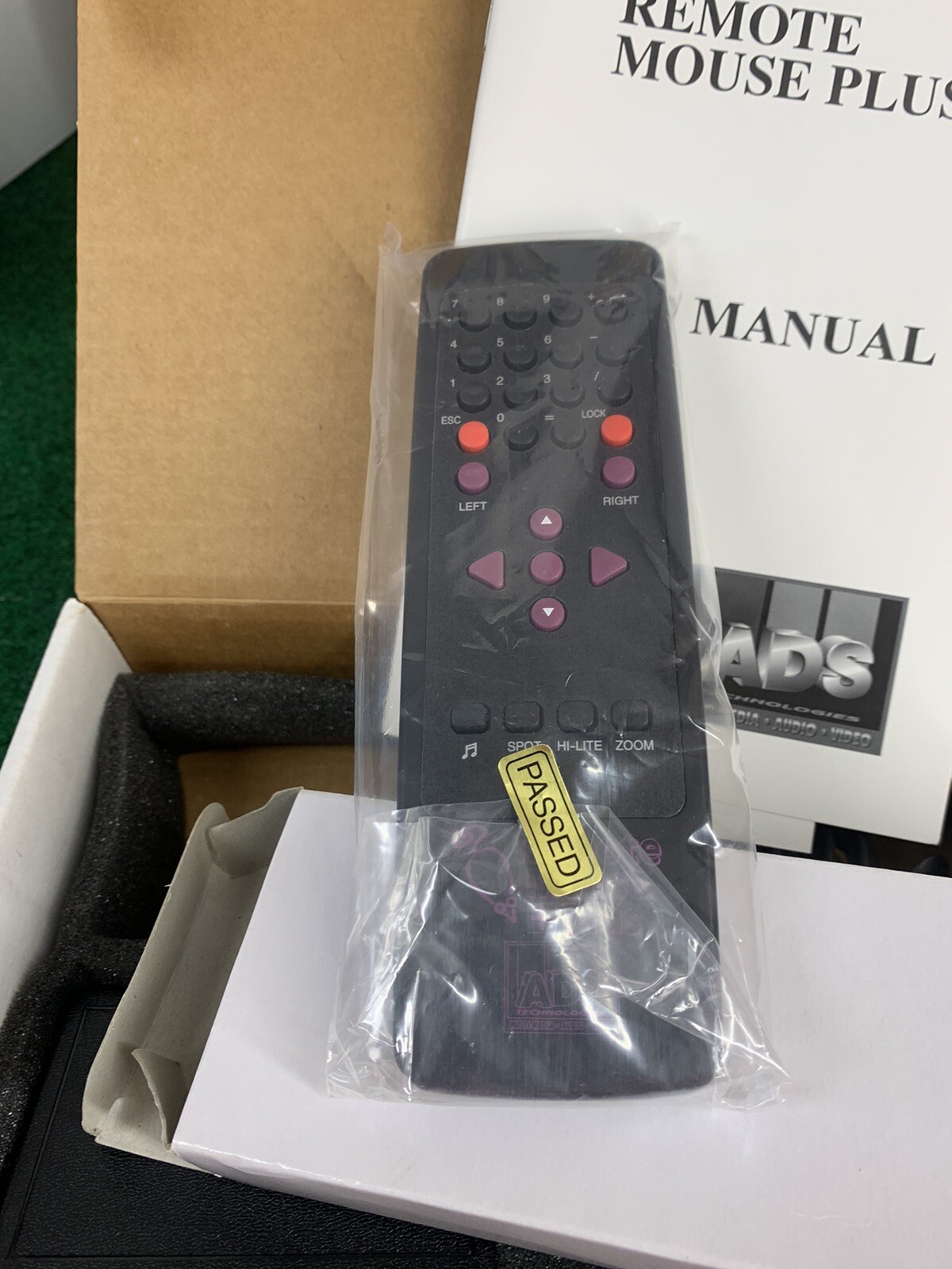 ADS Technologies Wireless Remote Mouse For Windows- Missing Software- New