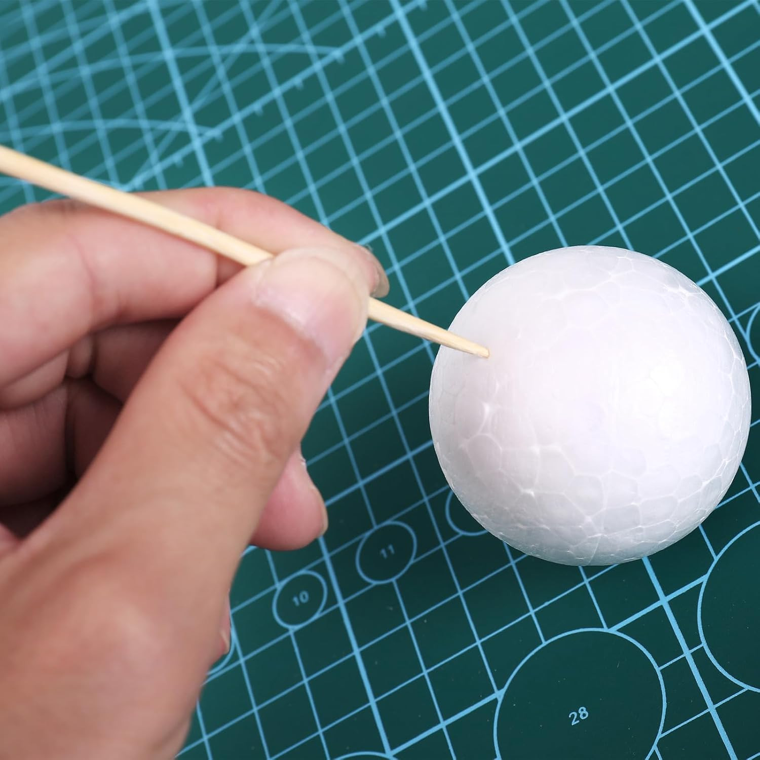72 Pcs Solar System Model Foam Balls Kit Includes Mixed Sizes Craft Foam Bamboo
