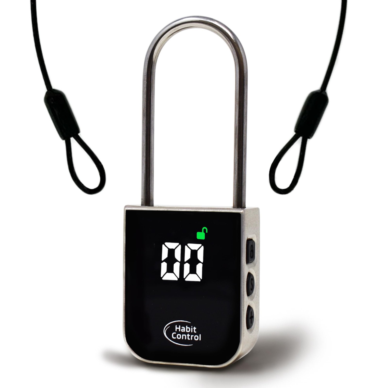 Metal Timer Lock - Padlock for Kitchen Cabinets, Timed Out Keyless Pad Lock, ...