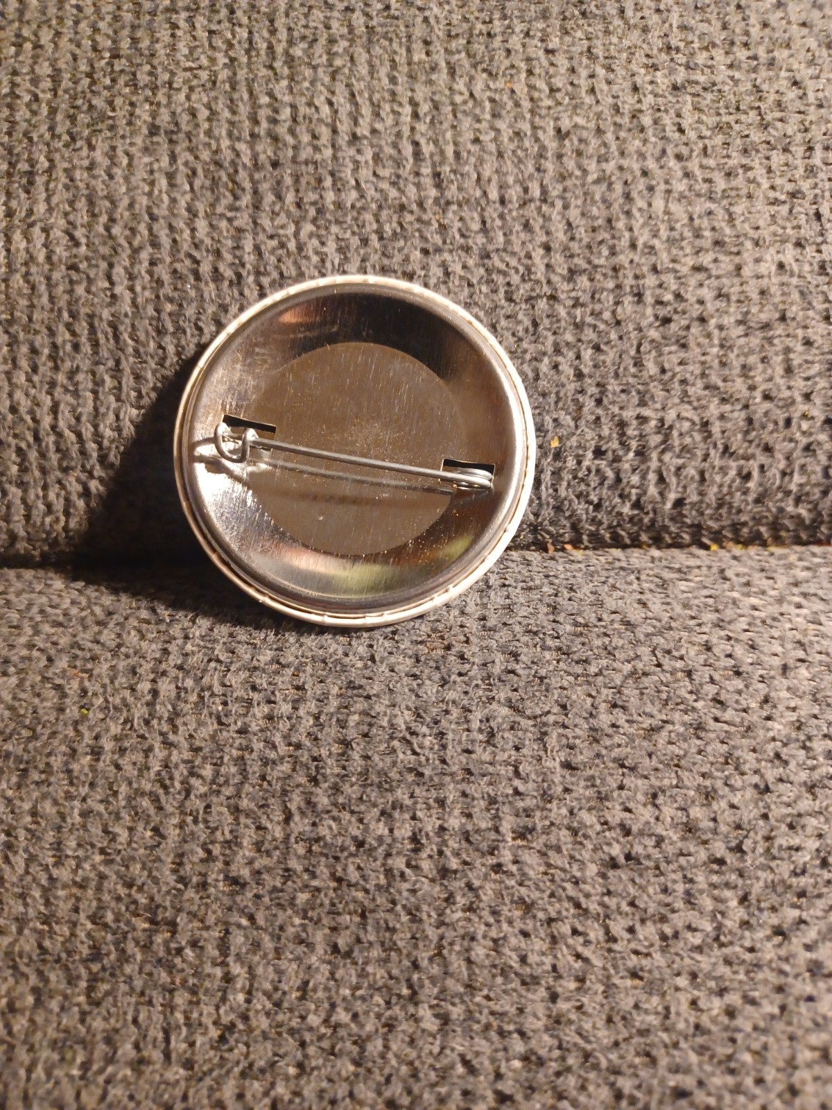 Dukakis / Bentsen! On My Side Pin Political Politics White Blue Red Round Circle