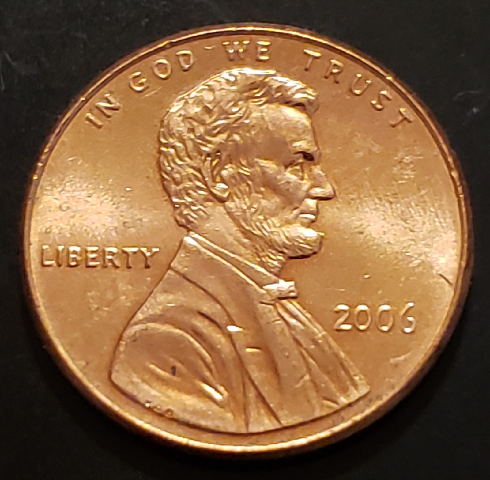 2006 P Lincoln Memorial Cent Nice Au Red Penny Actual Coin Shown In Both Photos