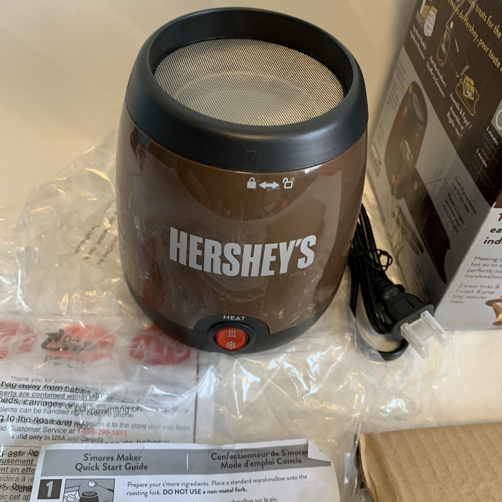Hersheys Smores Maker New Open Box