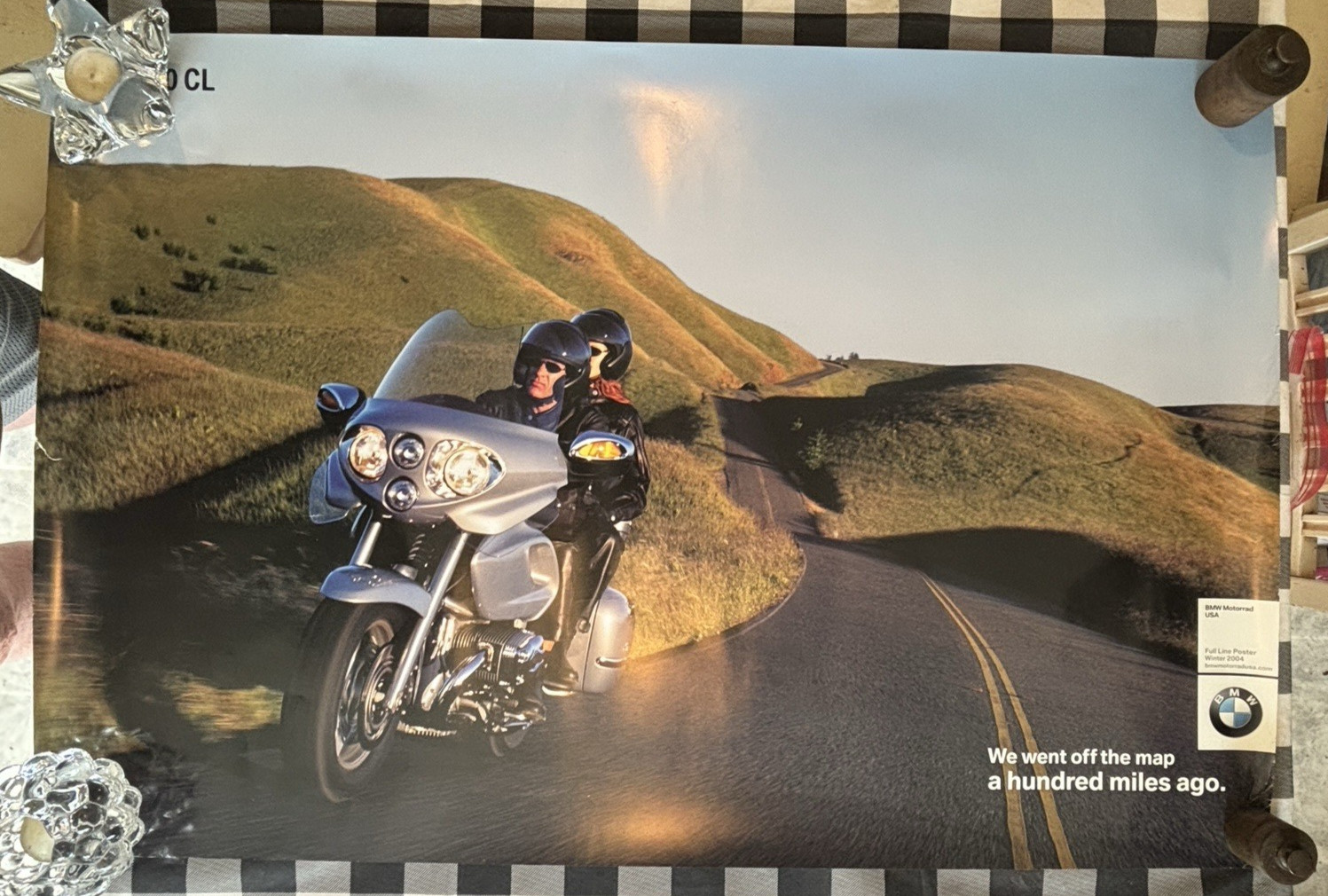 2004 BMW R1200 CL Double-Sided 36x24 Dealership Paint & Model Specs Poster
