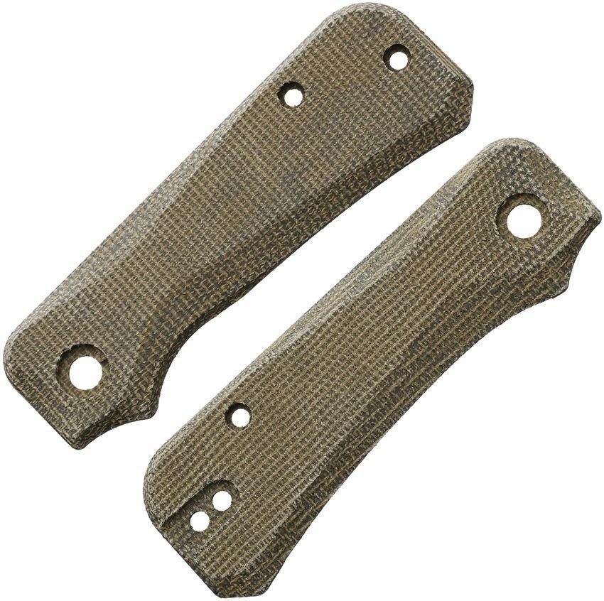 Flytanium Green Micarta Scales With Clip Holes For Civivi Baby Banter FLY-1229GC