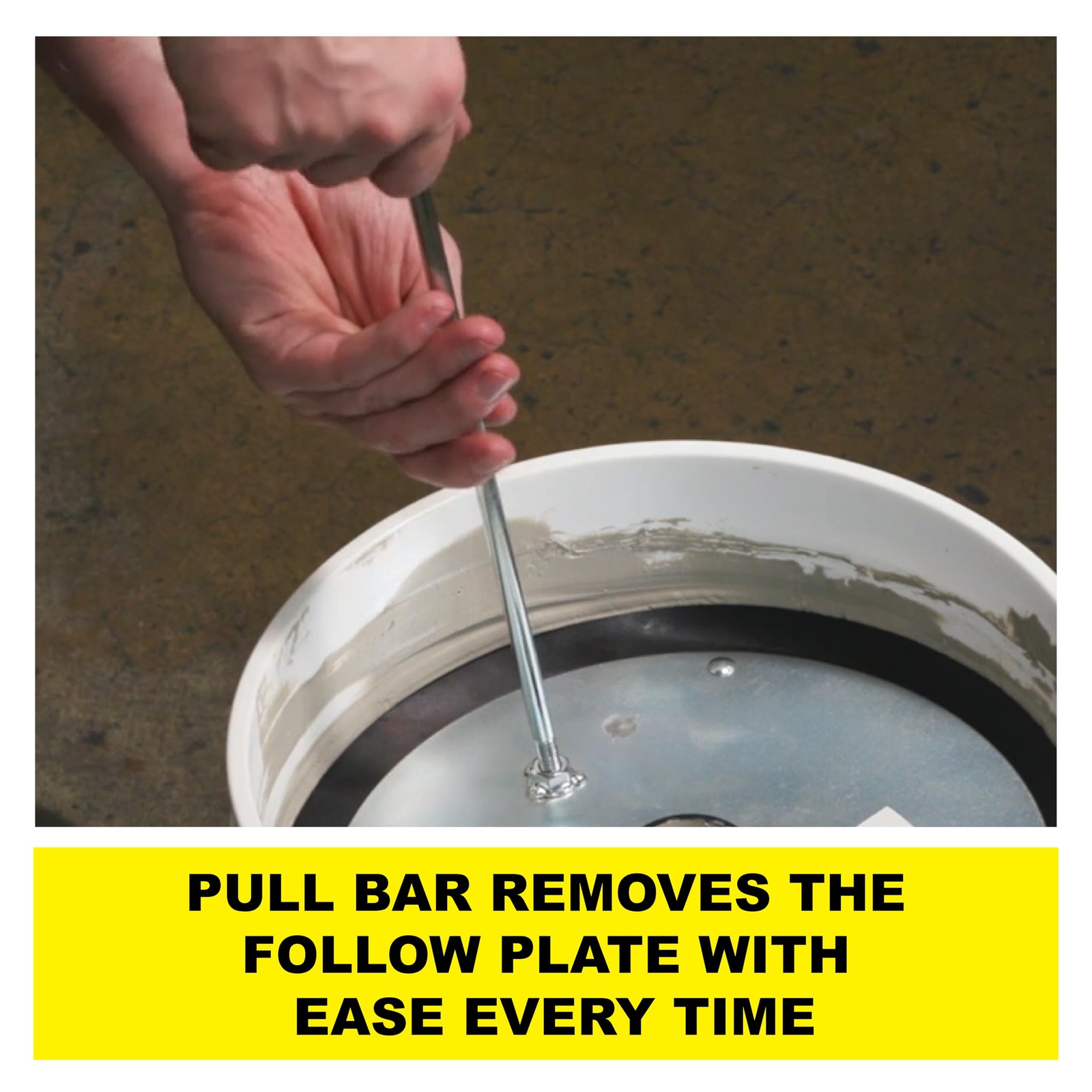 Engineering 504-G01 Threaded Follow Plate for 2 Gallon Pail