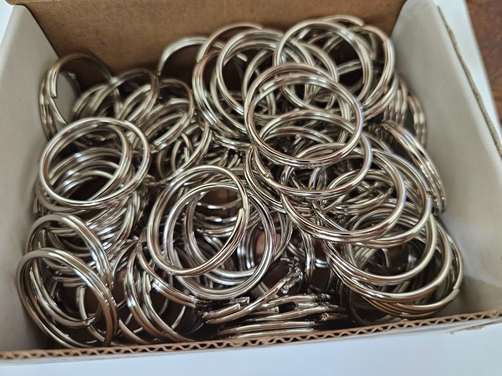 Key Split Rings (1-1/4") diameter, 100 pack 