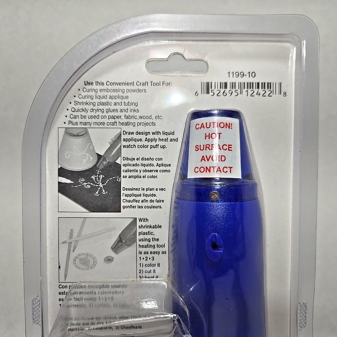 Darice Crafter's Toolbox Multi-Purpose Heat Tool With Support Bracket Easy Grip