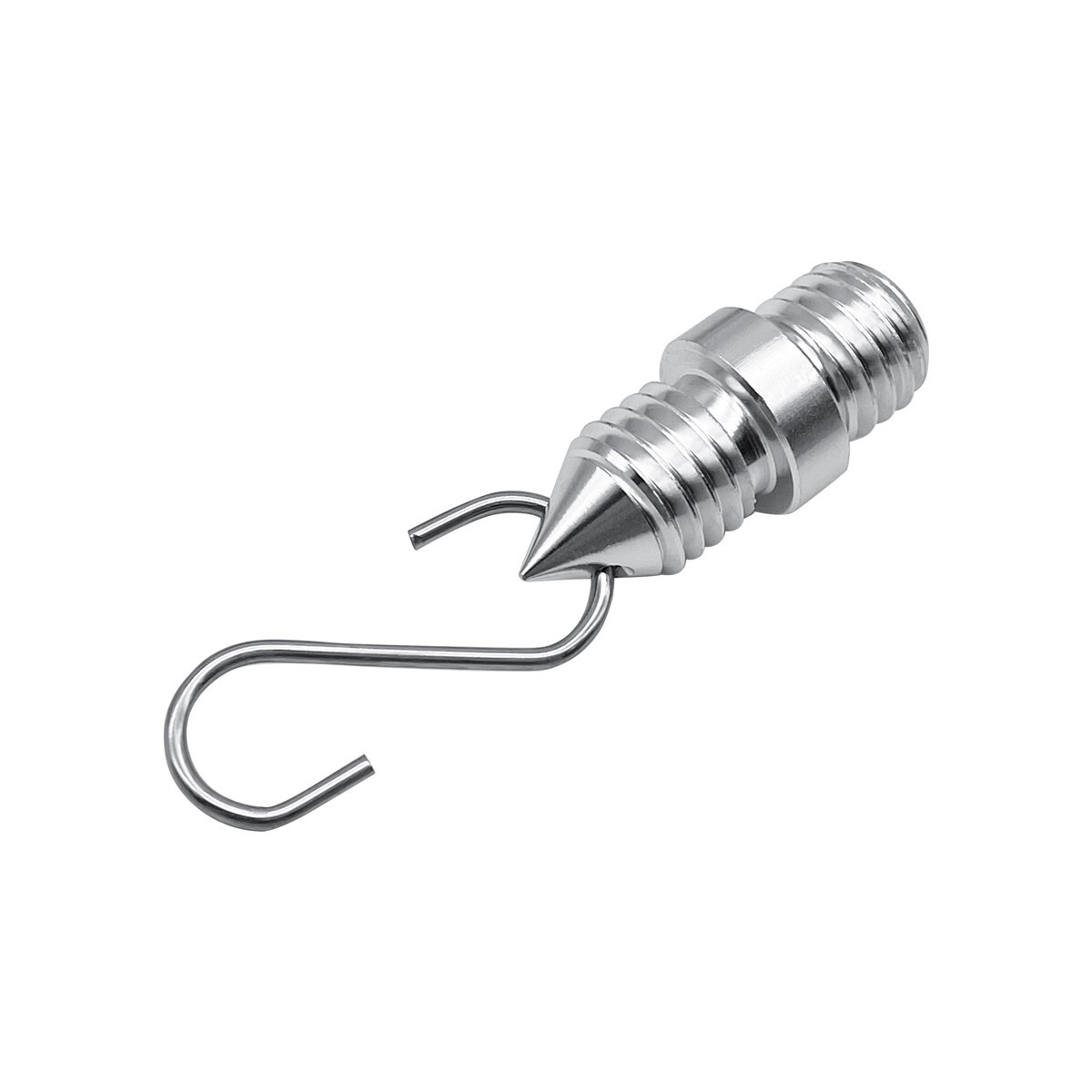 Silver Plumb Bob Hook and prism point 5/8x11 thread for mini Prism