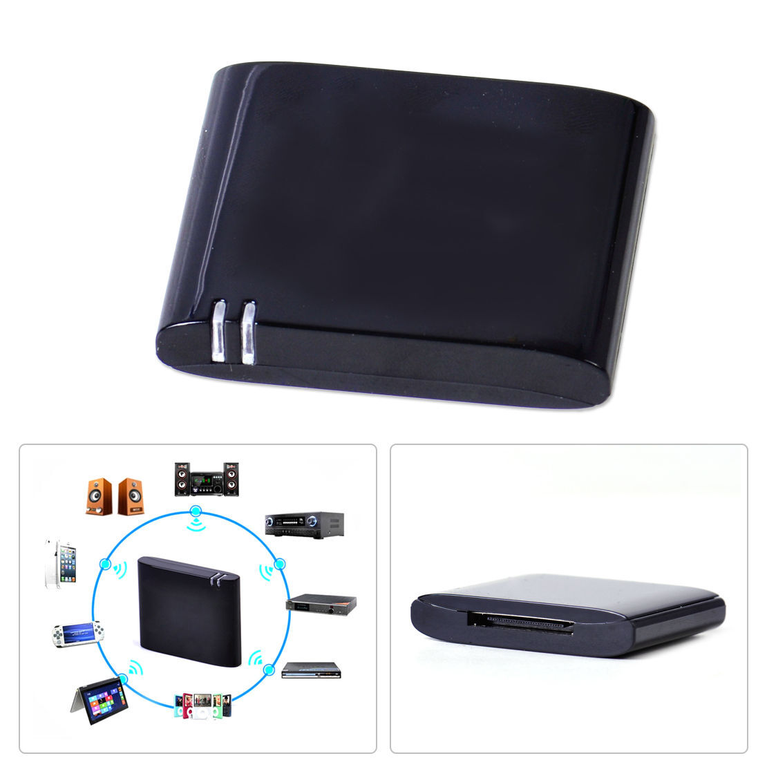 Dock For iPod/iPhone Wireless Music Adapter 30 Pin Bluetooth 5.1 Audio Receiver