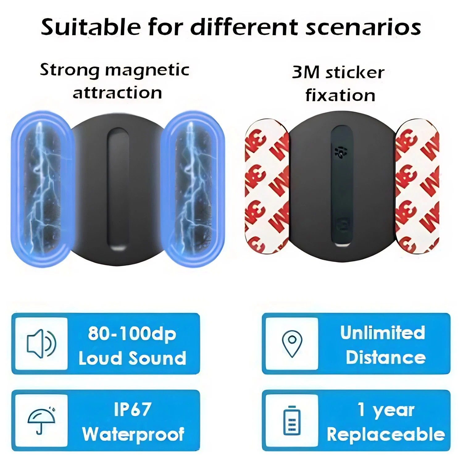 GPS Tracker for Vehicles Car Tracking Device, Mini Hidden for iPhone Android Lot