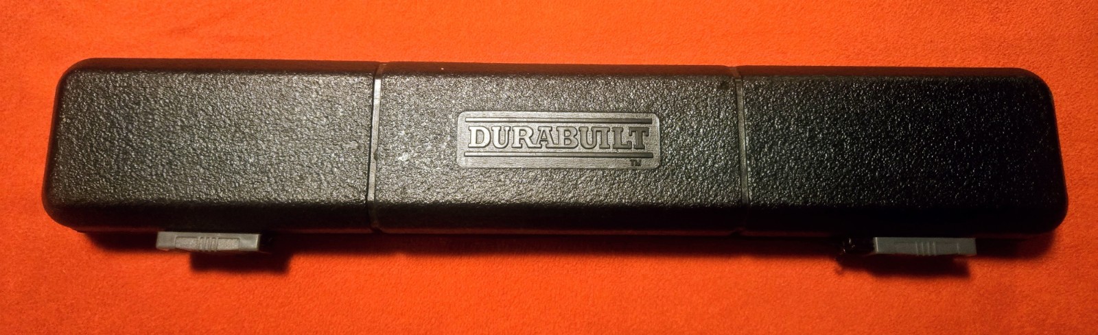 Durabuilt Box Laser Level 15 Inch Protractor Dial Level Silver Black with Case