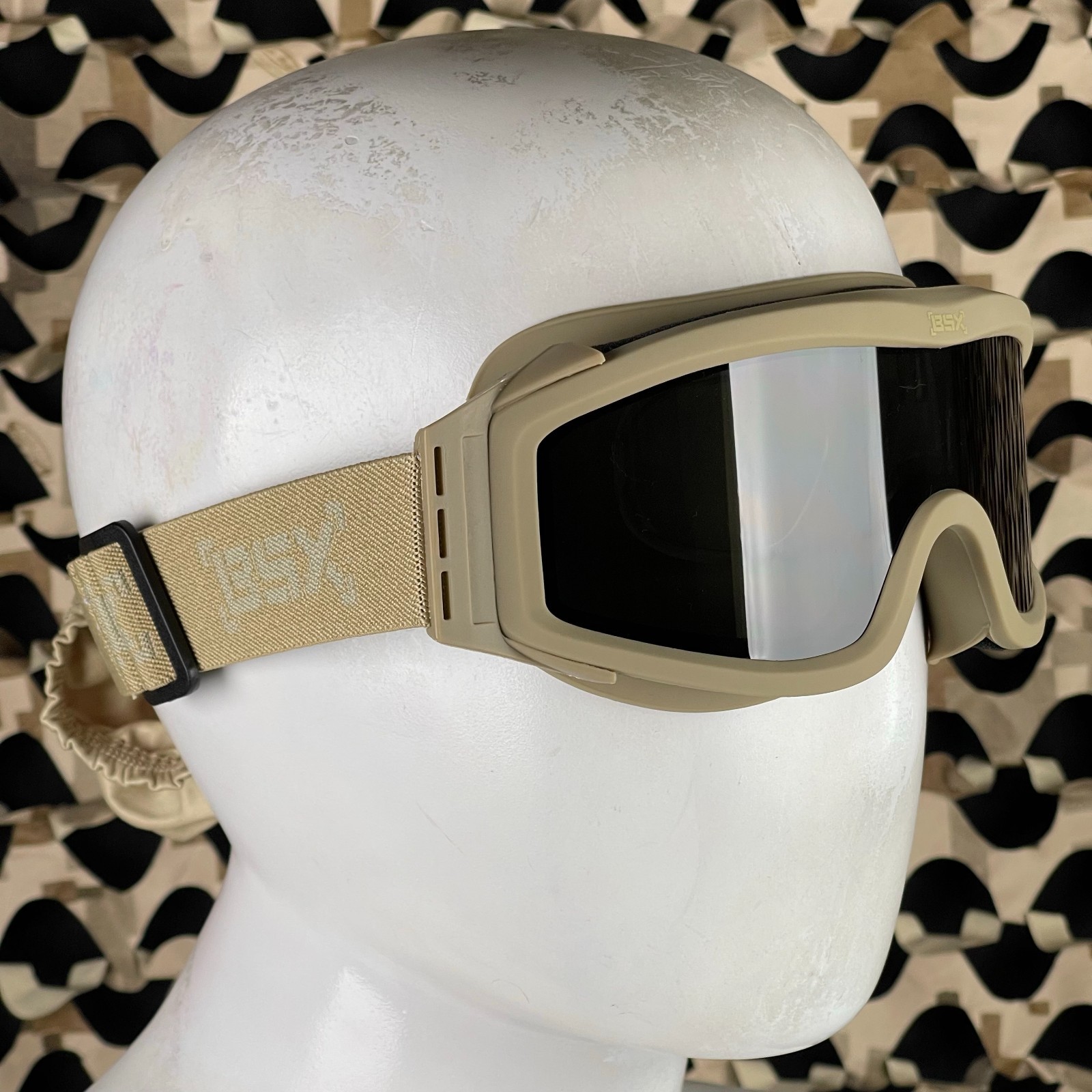 NEW BSX Tango Airsoft Goggle - Thermal w/ Multiple Lenses - Tan
