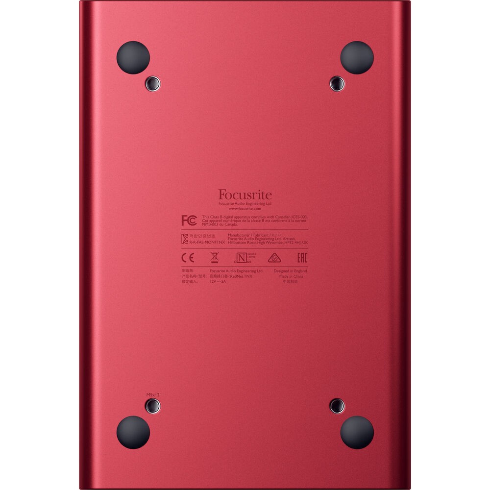 Focusrite RedNet TNX Portable Thunderbolt 3 and Dante Interface