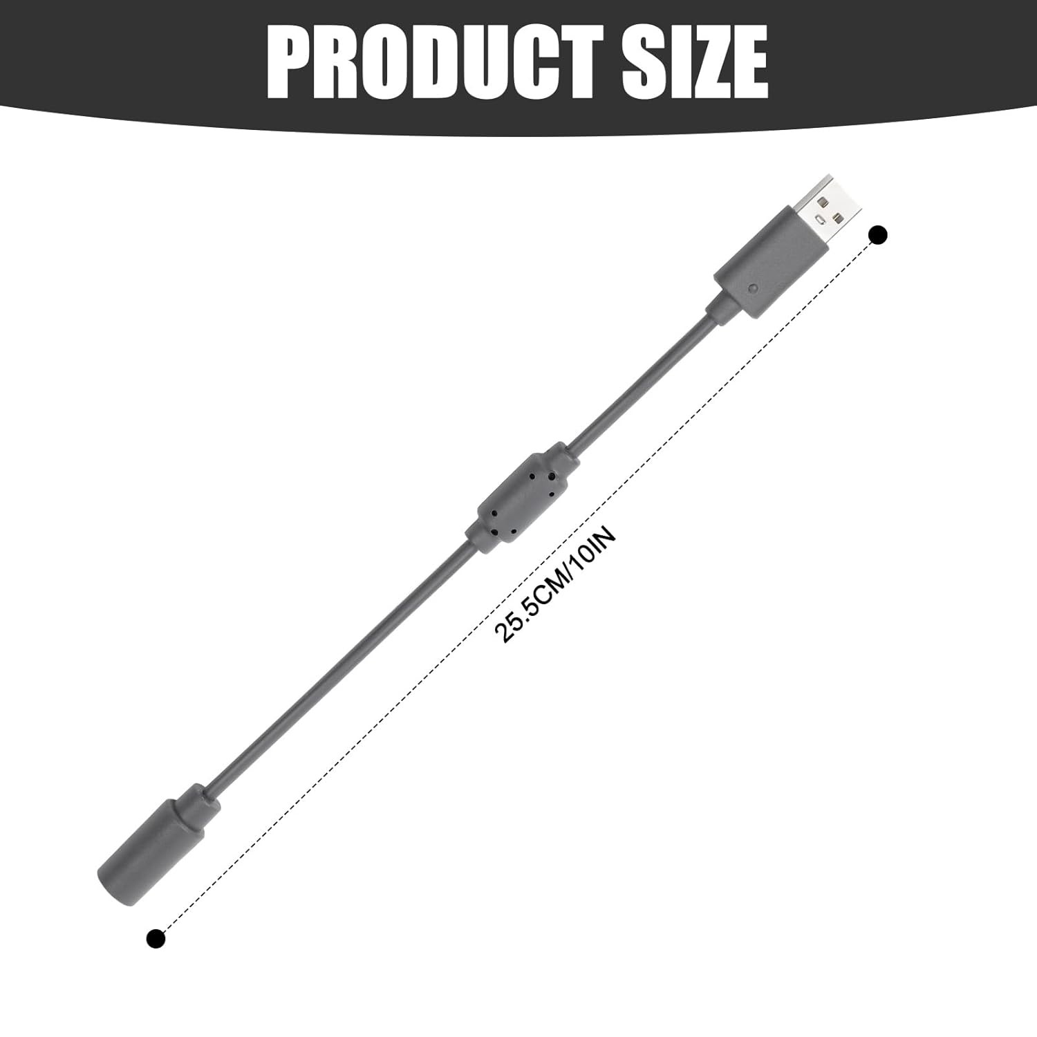 2PCS USB Breakaway Cable Adapter for G920 Driving Force Thrustmaster 458 Wheels