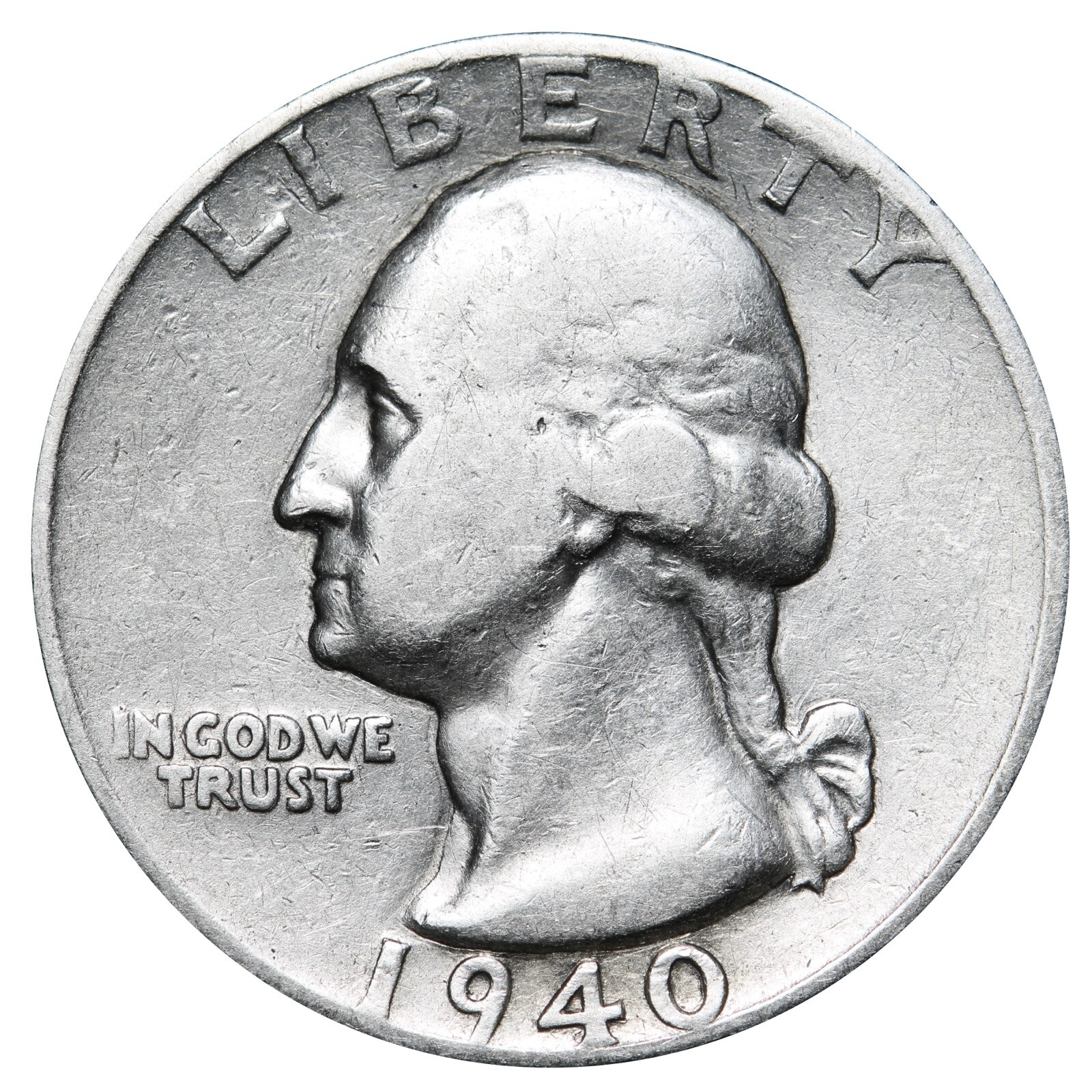 1940-D Washington Quarter Better Grade Complete Your Album! SILVER