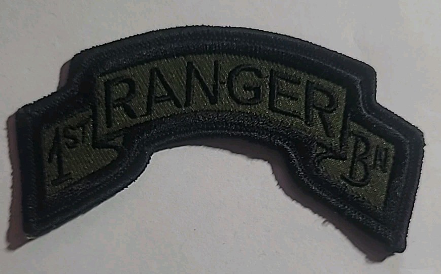 U.S. ARMY / 1ST RANGER BATTALION - Iron On Patch