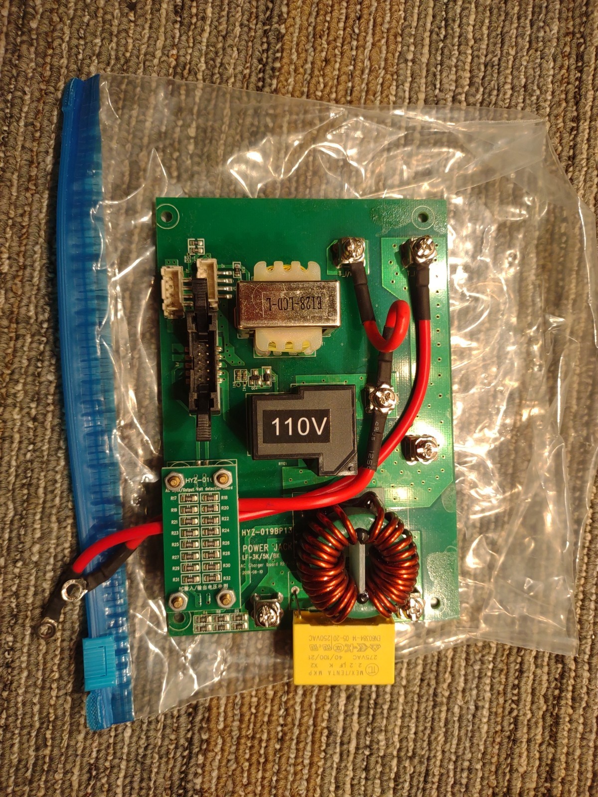 NOS Power Jack  AC Charger Board For LF-3K/5K/8K  Sine Wave Power Inverters