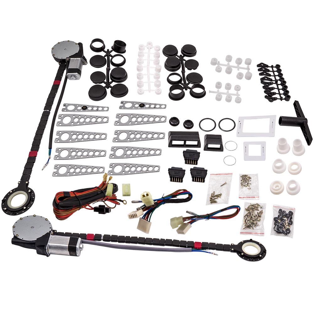 Universal Electric Power Window Lift Regulator Conversion Kit Left Right 12V DC