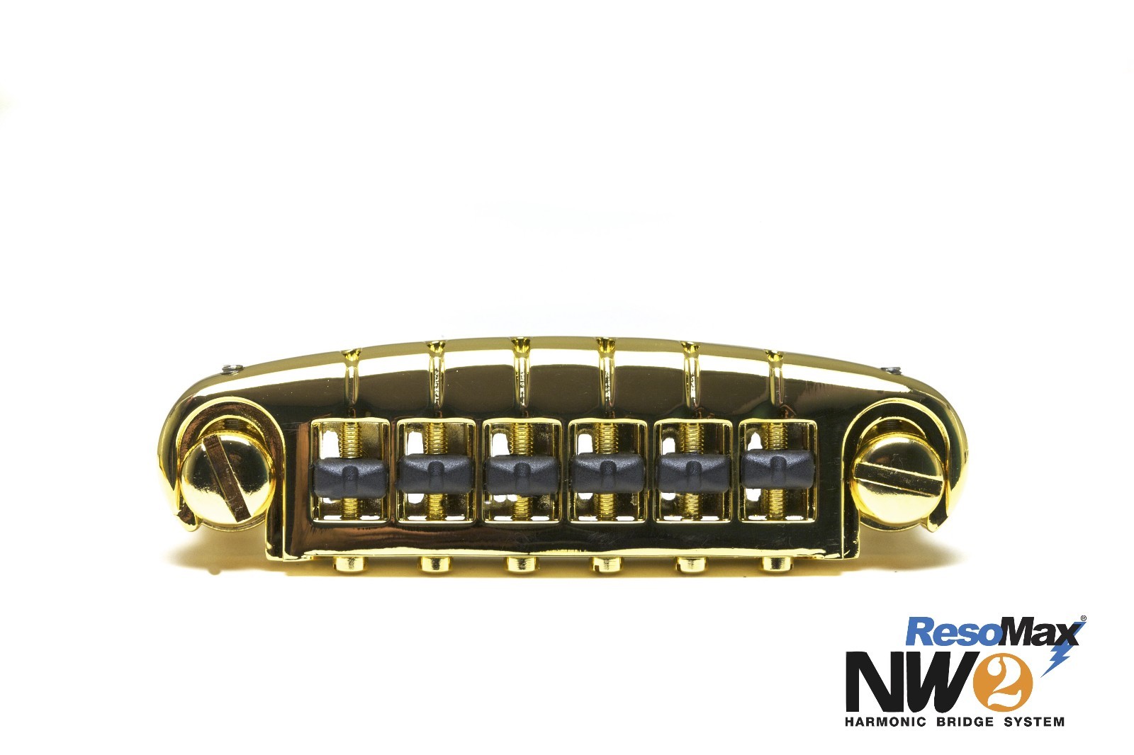 Graph Tech Resomax NW2 String Saver Wraparound Bridge - Gold PS-8593-G0
