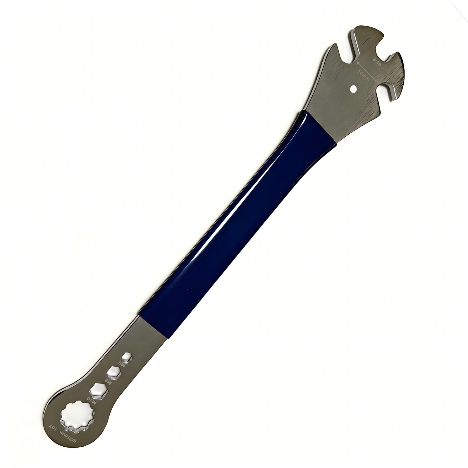 Bike Pedal Wrench 15mm/9/16, Extended Non-Slip Grip Bicycle Pedal Removal & I...