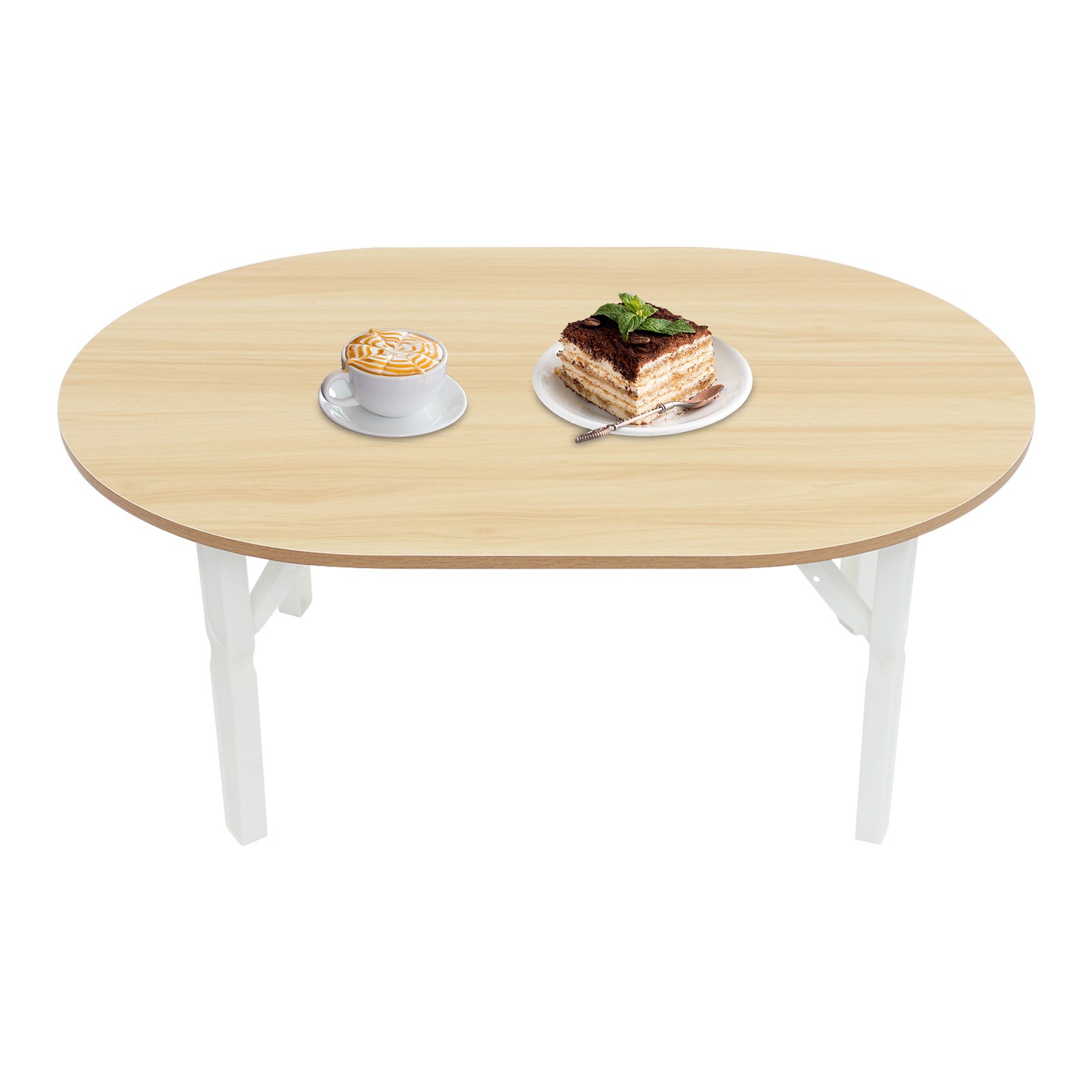 Max 44 lbs Coffee Table 80*48*36cm Foldable Small Table Portable Coffee Table