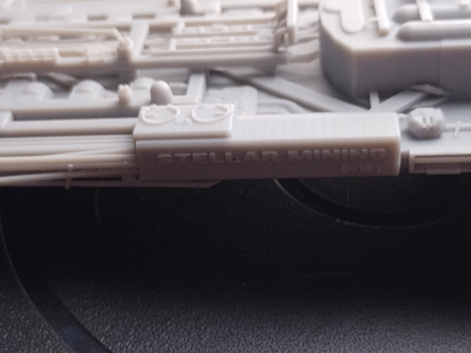 Battlestar Galactica Stellar Mining Ship 3D Resin Print 8.75"