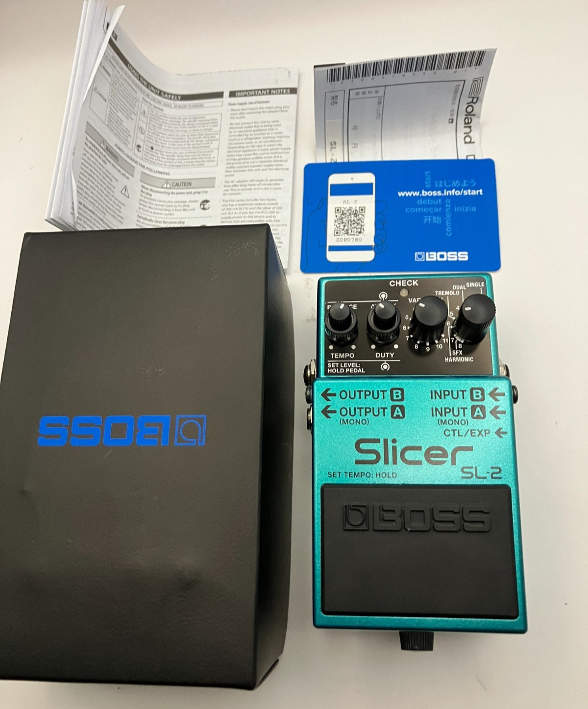 Boss SL-2 Slicer Audio Pattern Processor Pedal Used Excellent