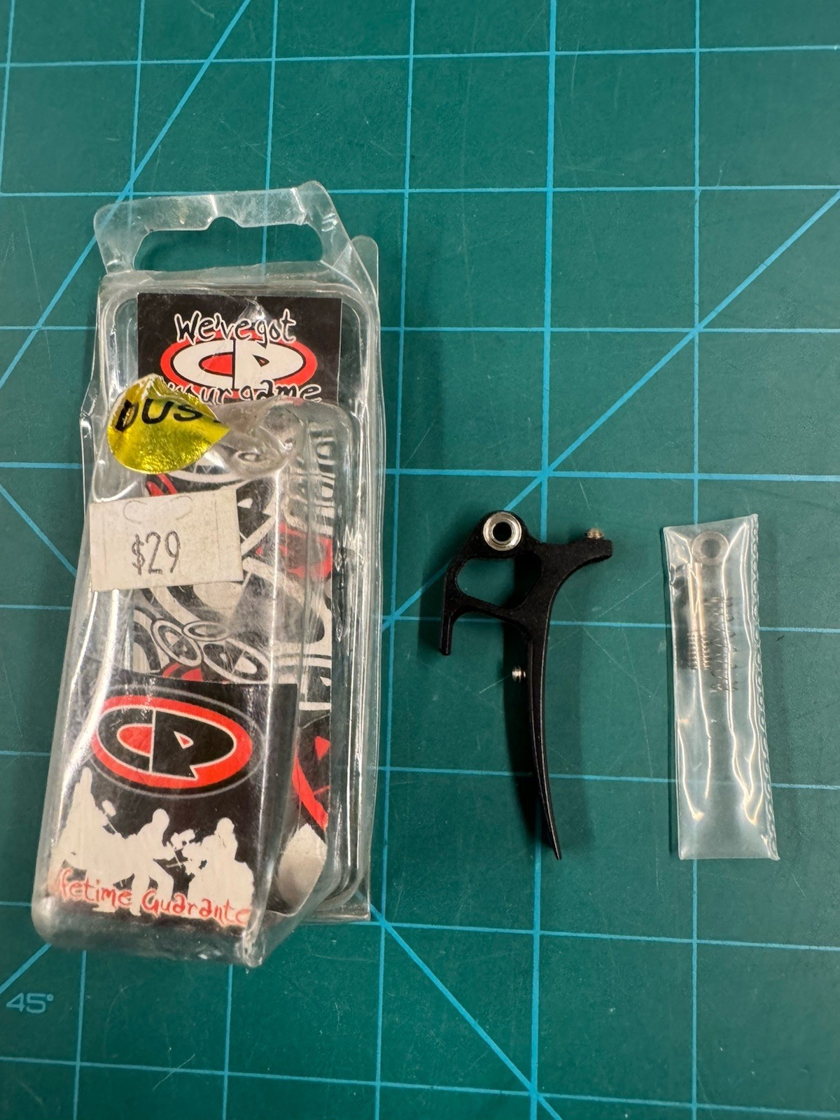Custom Products Proto PMR UL frame upgrade trigger. Dust Black. BNIB. NOS. RARE!