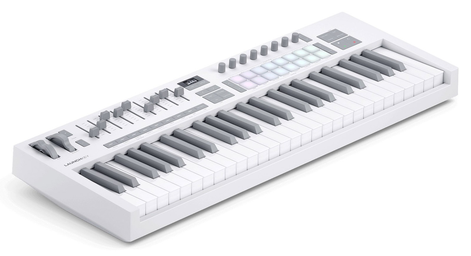 Novation Launchkey 49 MK4 White 49-key MIDI Keyboard Controller+On-Stage Bag
