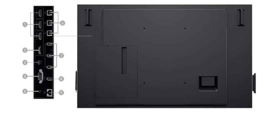 Dell C7017T Interactive Whiteboard With Mobile Stand_ Windows 11