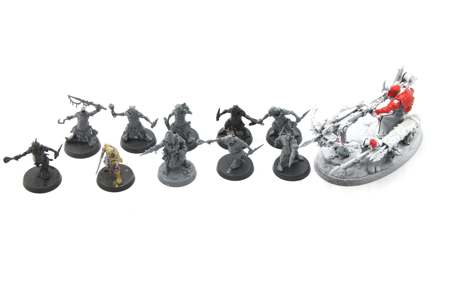 Used Warhammer AoS Orruk Warclan: Hobgrot Slittas (10), Beast-Skewer, Murknob