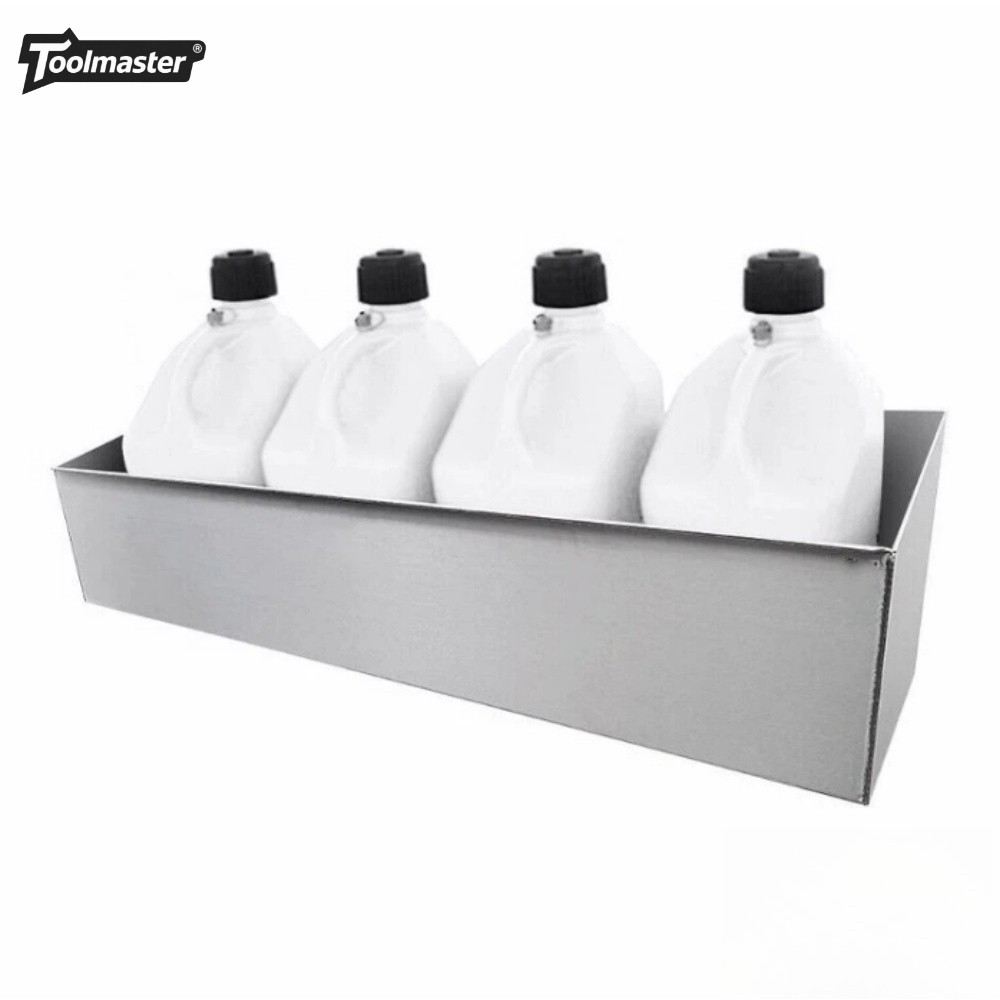 For Trailer Shop Utility Fuel Jug Rack Holder Shelf 46" Fit 4 Five Gallon Jugs