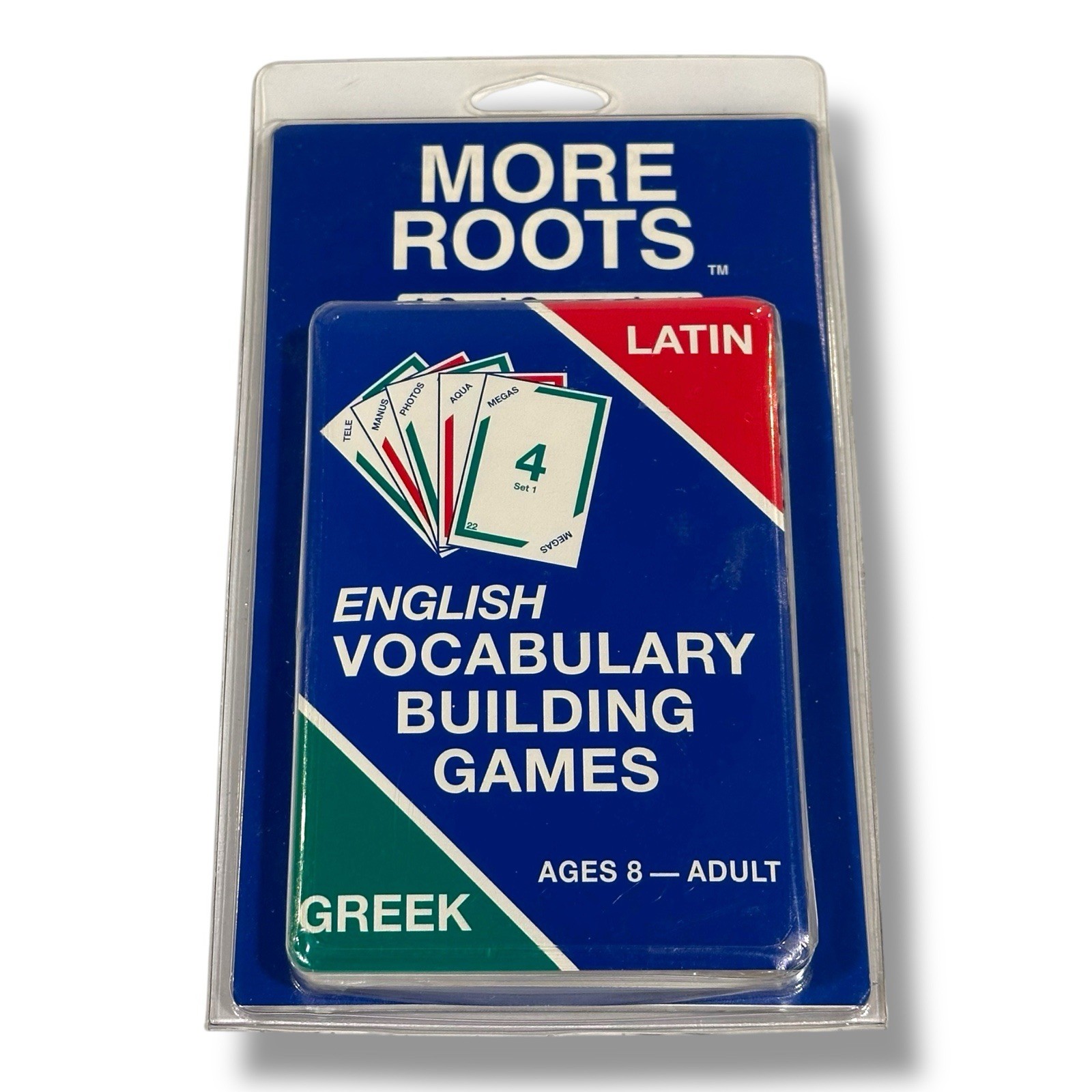 New More Roots English Greek Latin Vocabulary Building Games Cards
