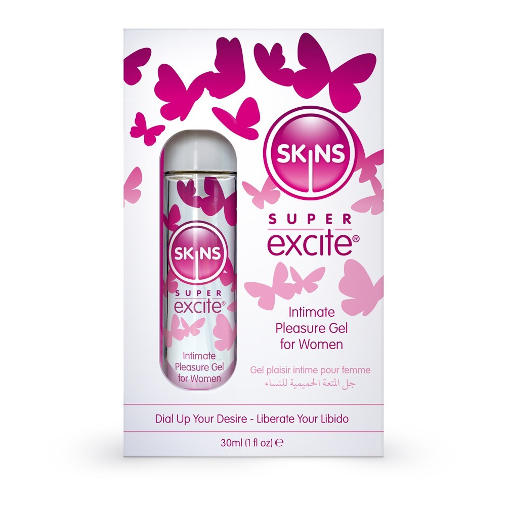 Skins Super Excite Female Stimulation Gel 1oz