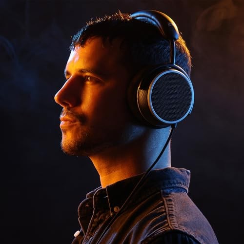 DROP + GRELL OAE1 WIRED OPEN-BACK HEADPHONES, AXEL GRELL DESIGN, BIOCELLULOSE