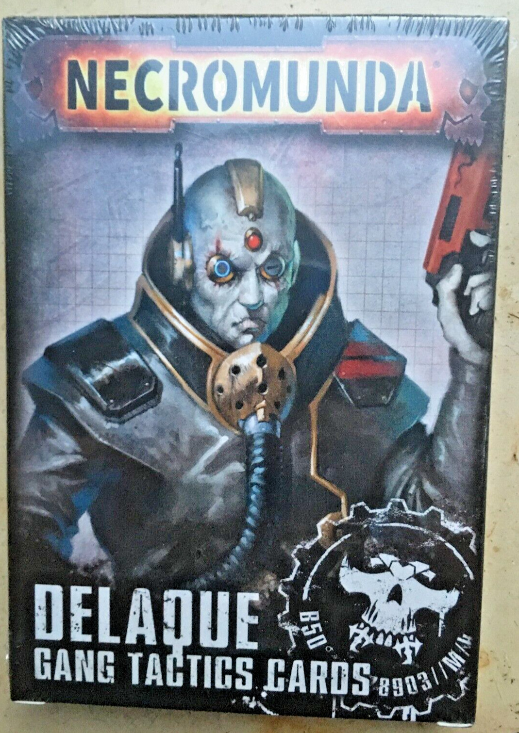 Delaque Gang Tactics Cards Pack-House of Shadow-Necromunda-Underhive-NIB-OOP