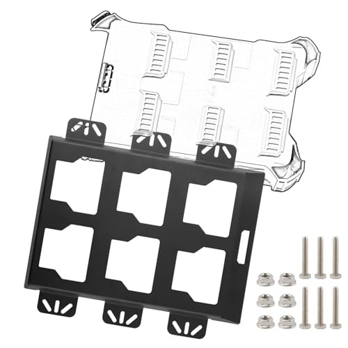 Mounting Plate Compatible with Milwauke-e Packout, 50Lbs Load Capacity Black