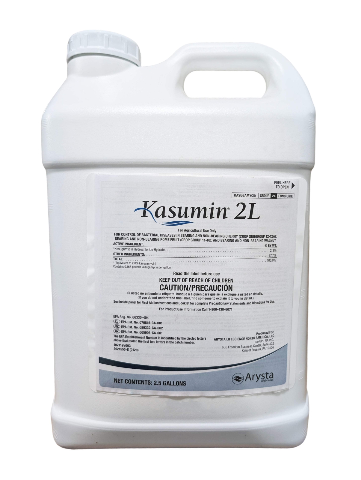 Kasumin 2L Bactericide jug (2.5 gal)