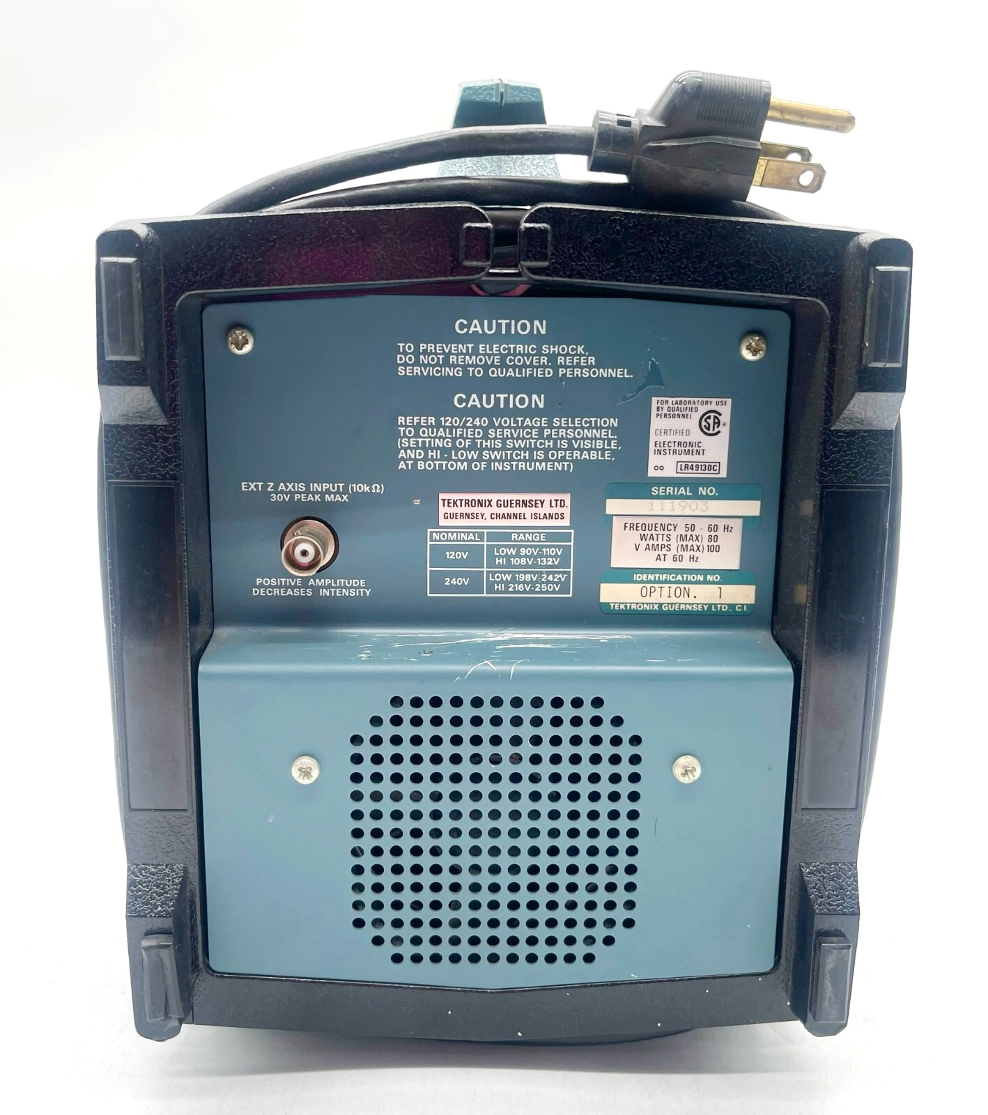 TEKTRONIX T912 10MHZ STORAGE OSCILLOSCOPE
