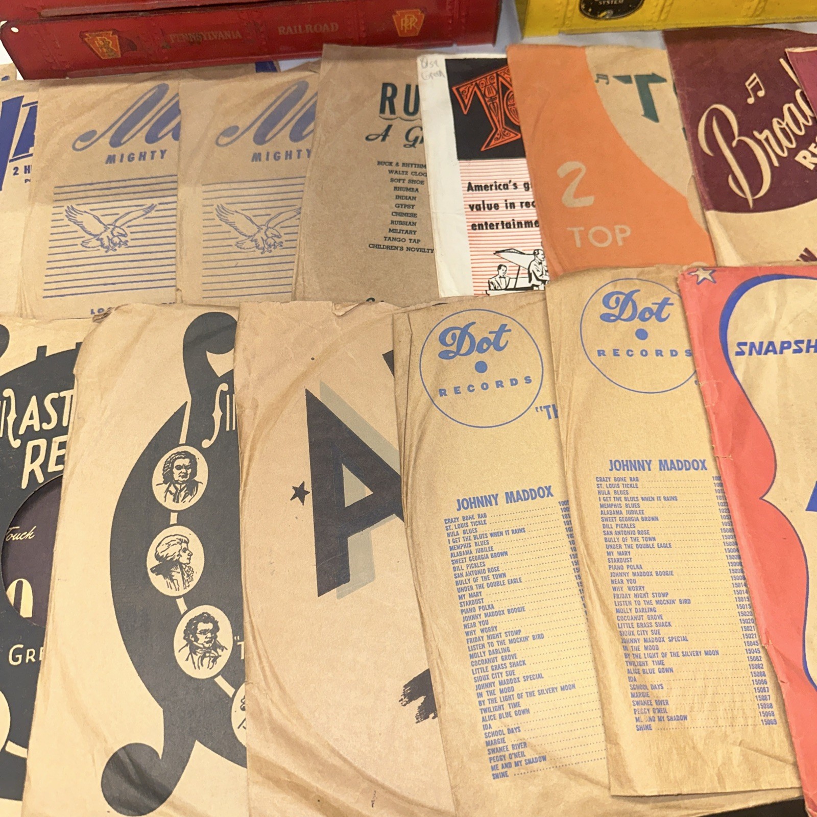 Empty Vintage 20 Record Sleeves for 78’s #1