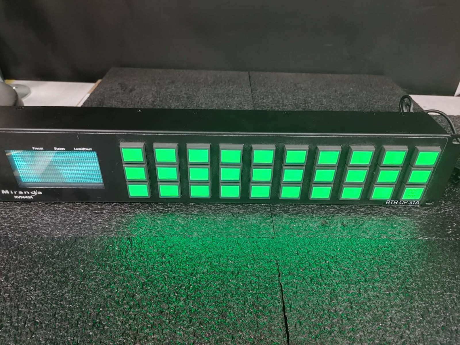 Belden GV Miranda NV9640A 2RU Professional Broadcast Router Control Panel