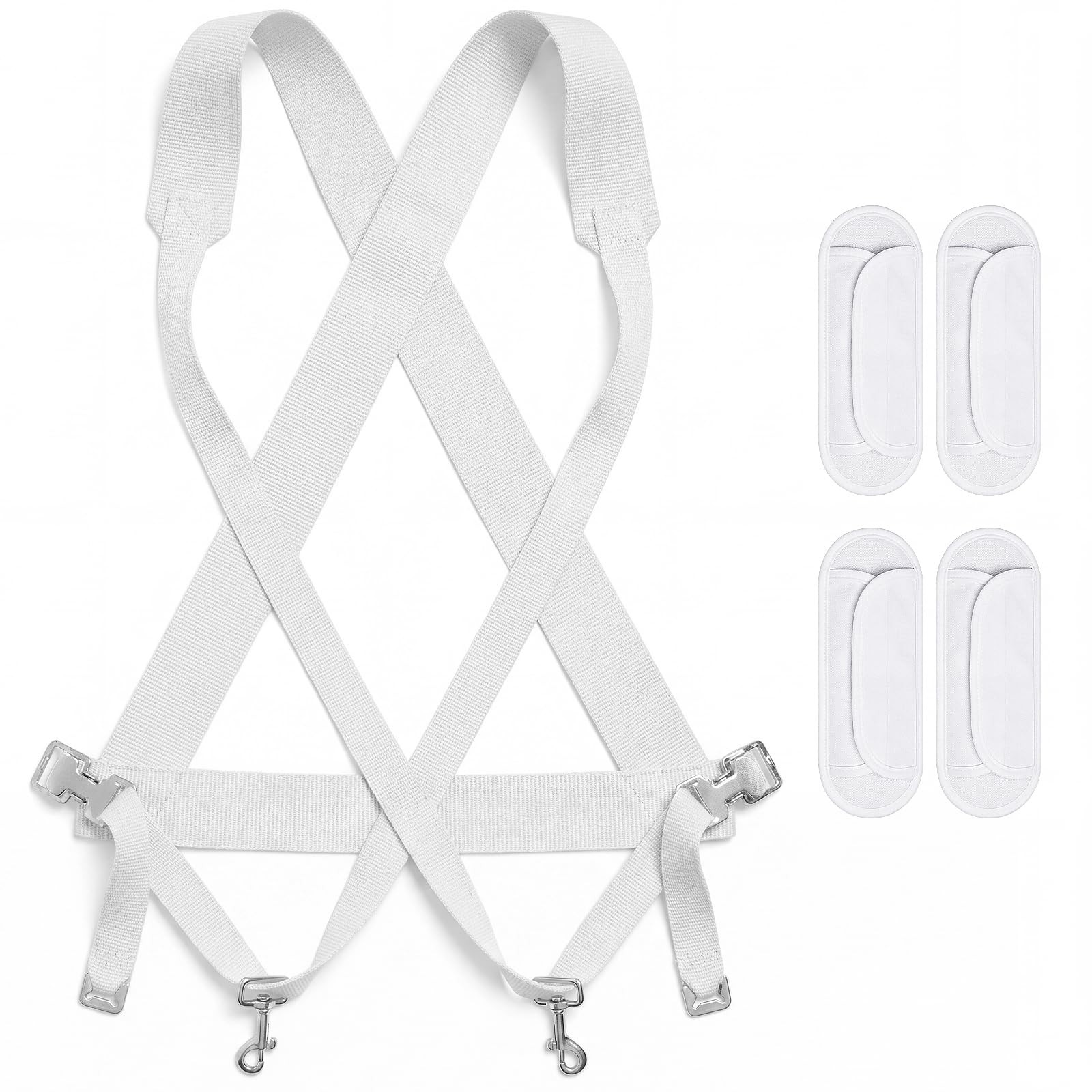 Suncalla Parade Marching Bass Drum Sling with Soft Pads Marching Band Straps for
