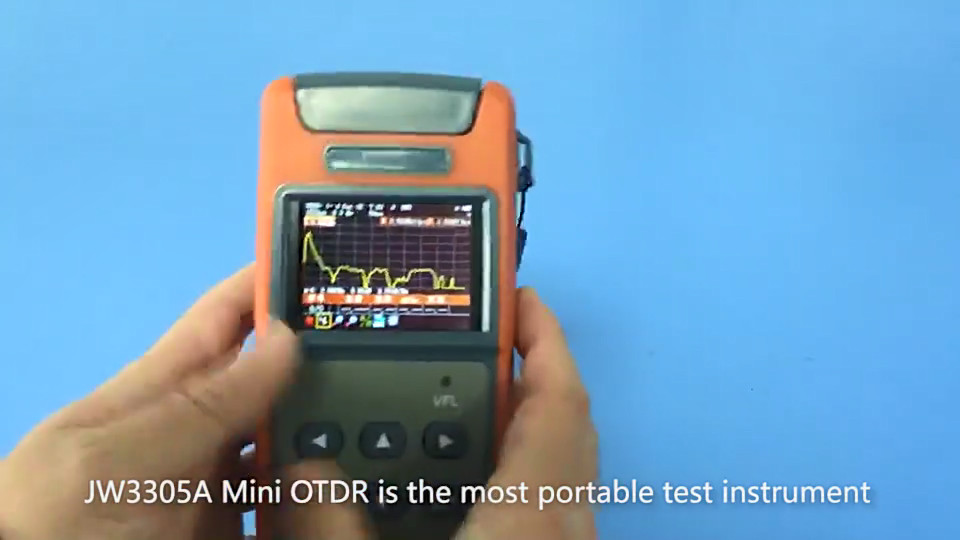 Mini Optical Time Domain Reflectometer OTDR Visual Fault Locator Built-in VFL