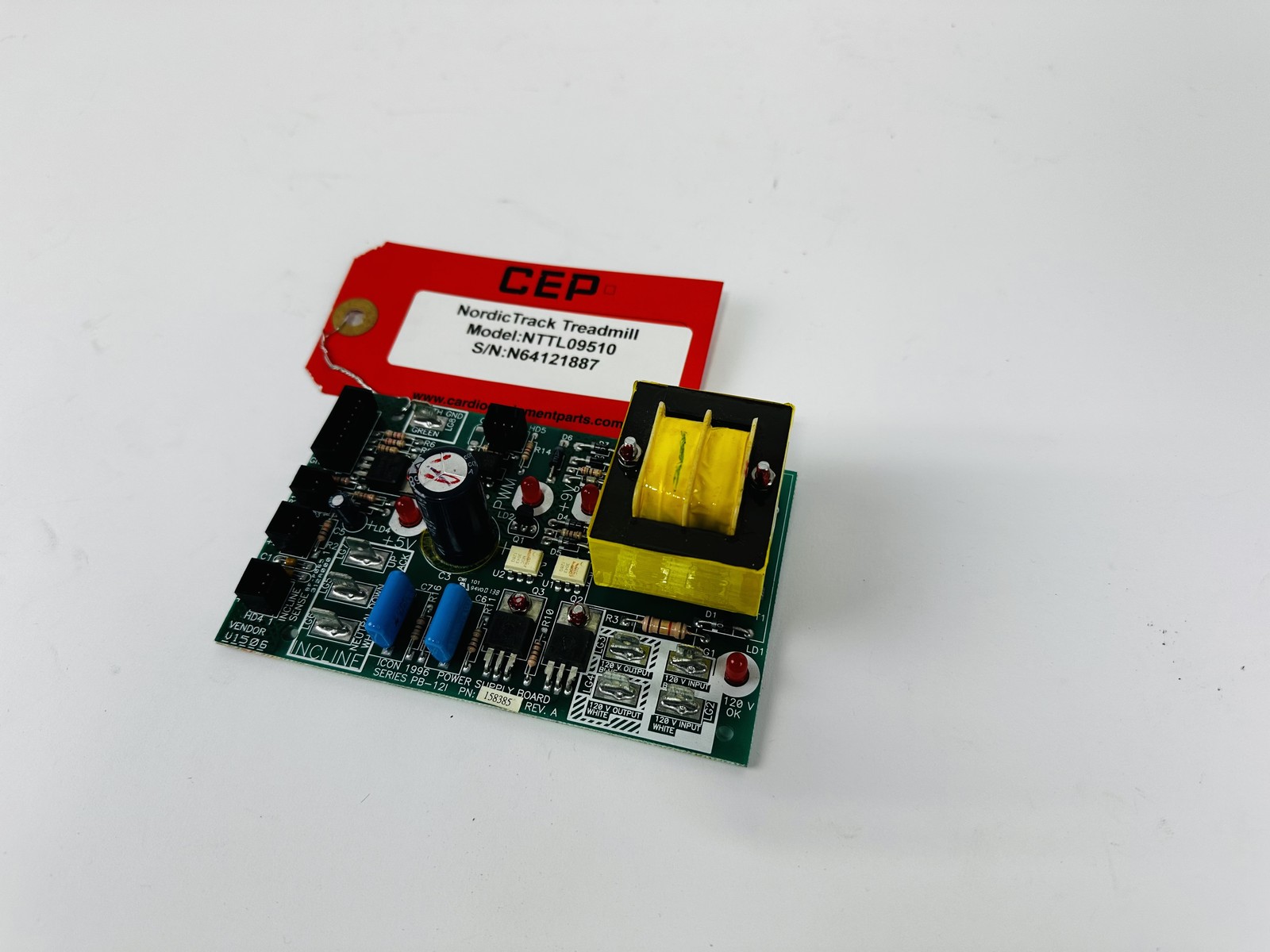 NordicTrack NTTL09510 Treadmill Power Supply Board 158385 (BP560)
