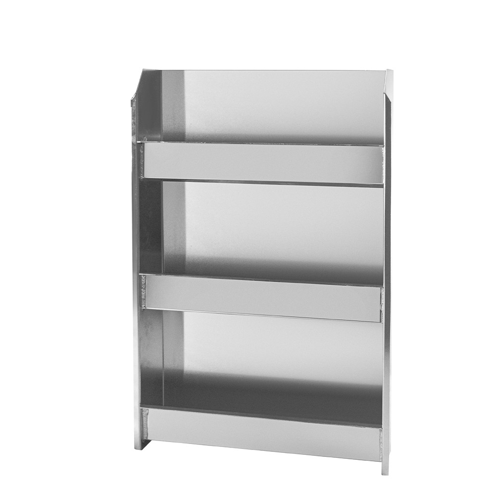 24 Aerosol Can Holder Cabinet Shelf Aluminum For Garage Trailer Enclosed Race
