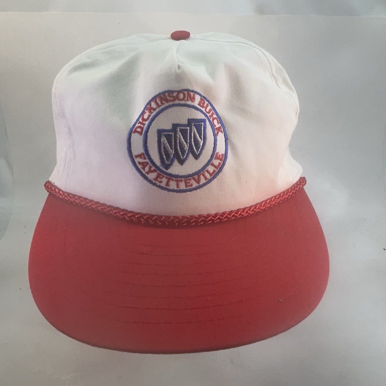 Vintage NOS Trucker SnapBack Hat Cap Rope Buick Dealer Dickinson Fayetteville NC