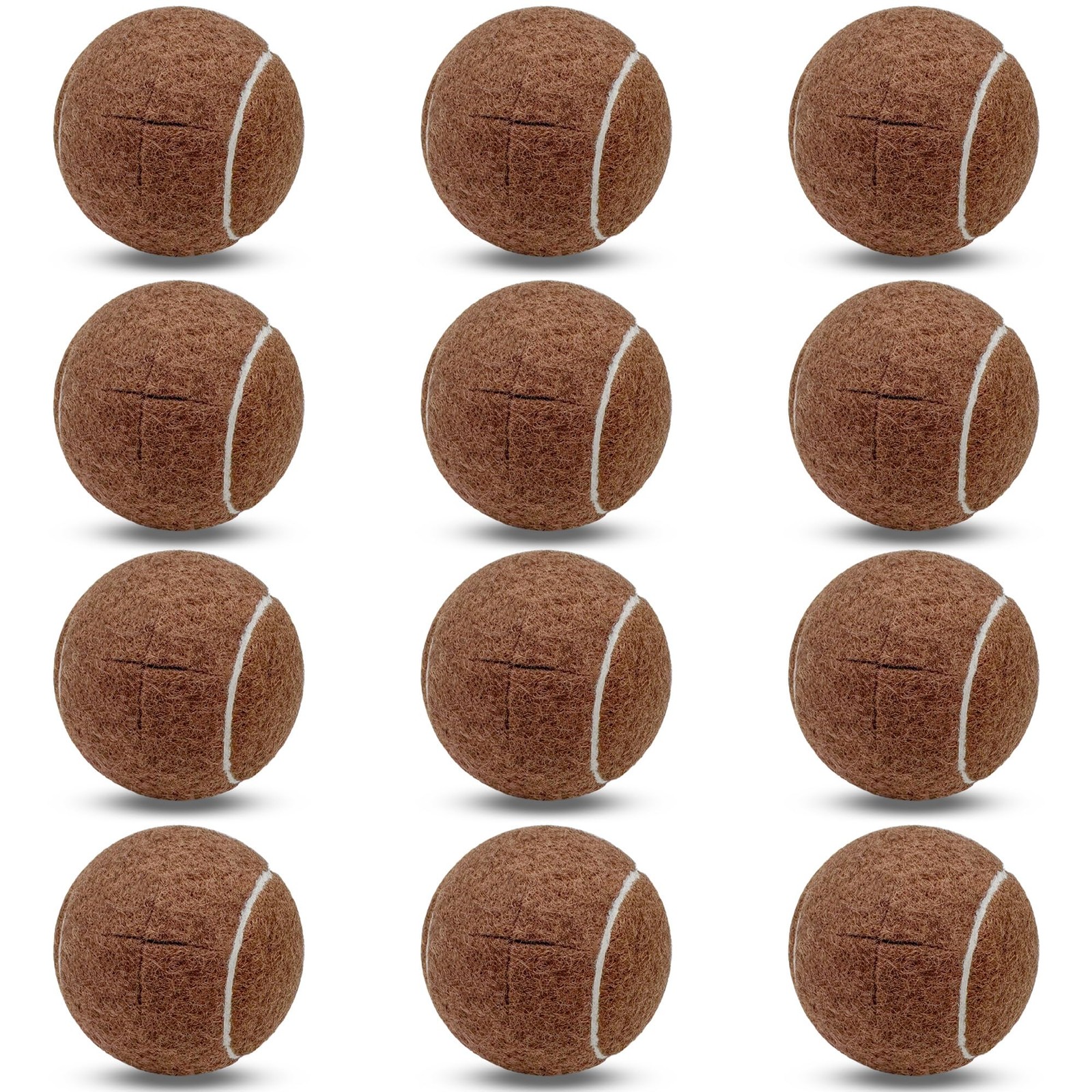 12 Pack Walker Tennis Balls – Pre-Cut Tennis Balls for Walker or Furniture Le...