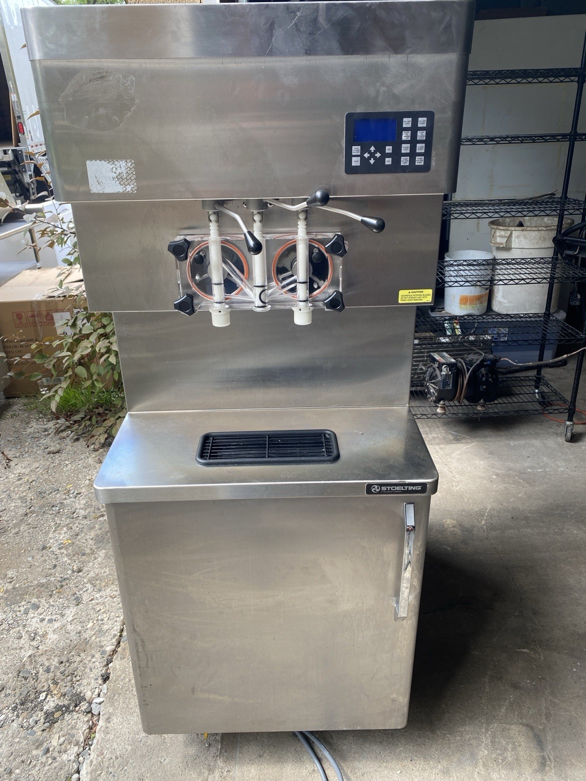 Brand New Stoelting Ice Cream Machine, DQU431, 3 Ph, Water, Pressurized 220v,